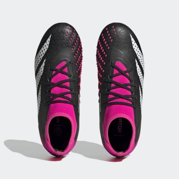 adidas Predator Accuracy.1 FG kids zwart/wit/roze voetbalschoenen GW4614 Own Your Football Pack