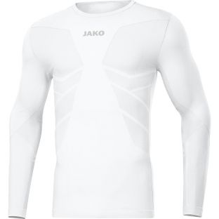 jako comfort 2.0 ondershirt lm lange mouwen wit 6455-00 montreal sport